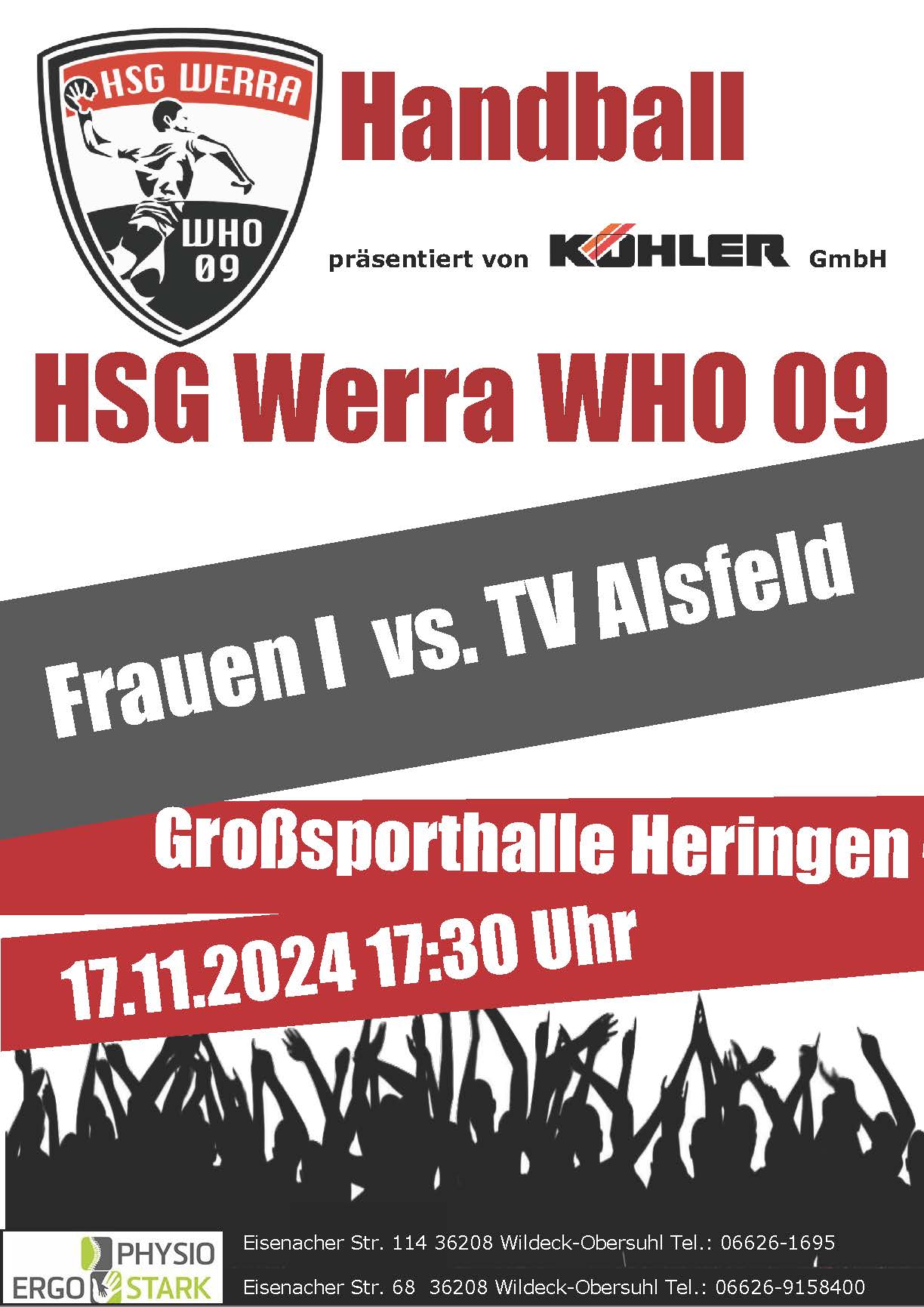 Das Heimspiel unserer Frauen am Sonntag in Heringen.
